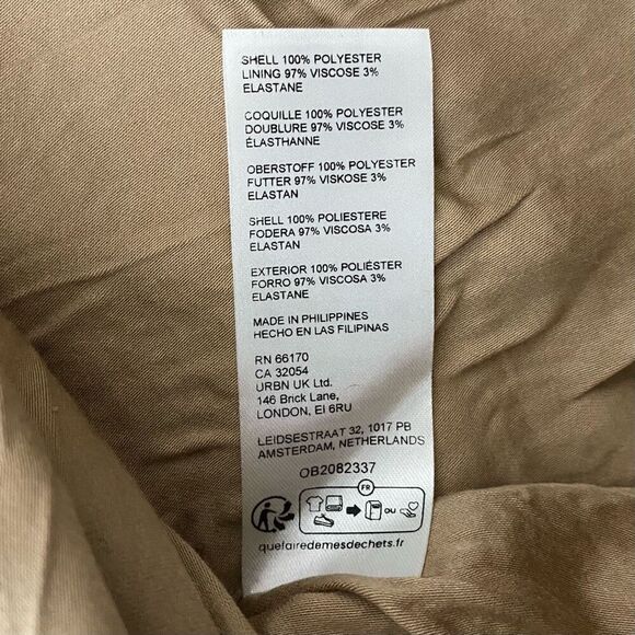 Anthropologie Maeve Metallic Allover Sequin One Shoulder Mini Dress NWT Size 4 - Picture 6 of 8